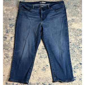 Levi’s 311 Shaping Skinny Capri Jeans Women’s Size 33 Blue Mid Rise